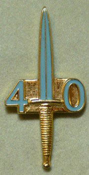 40 CDO Royal Marines Dagger Lapel Pin