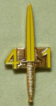 41 CDO Royal Marines (RM) Dagger Lapel Pin