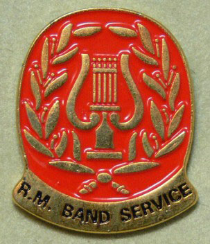 Royal Marines (RM) Band Service Lapel Pin