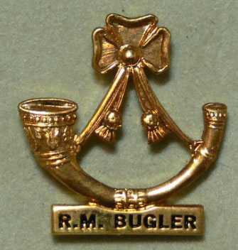 Royal Marines (RM) Bugler Lapel Pin