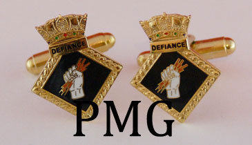 HMS Defiance Cufflinks