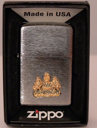RN Warrant Officer Zippo lighter