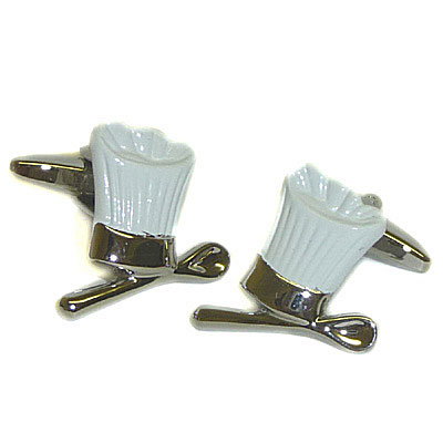 Chefs Hat & Spoon Cufflinks