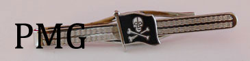 Pirate Flag Tie Bar