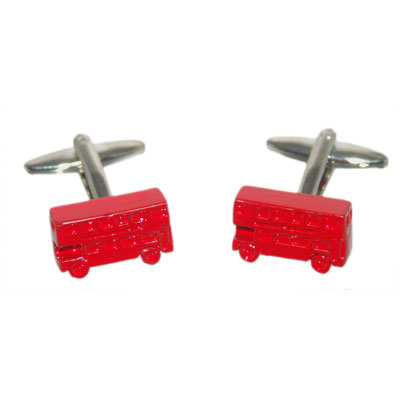 Double Decker Bus Cufflinks