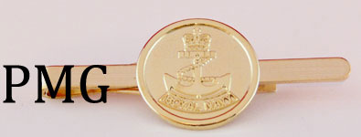 Royal Navy Button Style Tie Bar