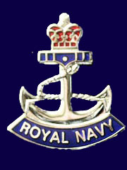 Royal Navy Anchor Lapel Pin