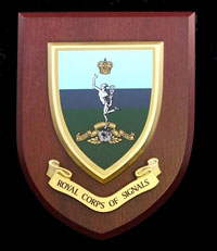 Royal Signals Wall Shield