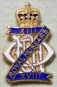 13th/18th Royal Hussars Lapel Pin
