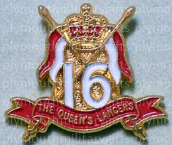 16th/5th Queens Royal Lancers Lapel Pin