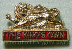 Kings own Royal Regiment Lapel Pin