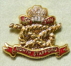 North Staffordshire Regiment Lapel Pin