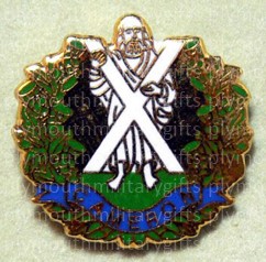 Queens own Cameron Highlanders Lapel Pin
