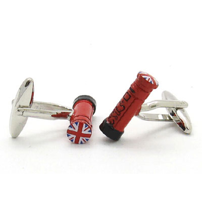 Union Jack Post Box Cufflinks