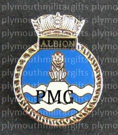 HMS Albion Lapel Pin