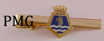 HMS Belfast Tie Bar