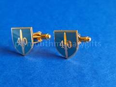 40 CDO Royal Marines (RM) Cufflinks