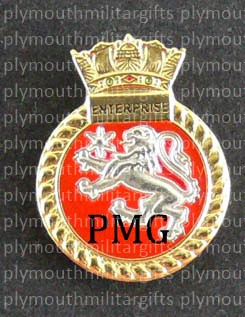 HMS Enterprise Lapel Pin