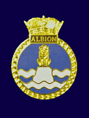 HMS ALBION Lapel Pin