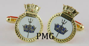 HMS Invincible Cufflinks