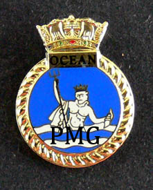 HMS Ocean Lapel Pin