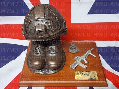 Royal Army Medical Corps (RAMC) Boots and Virtus Helmet