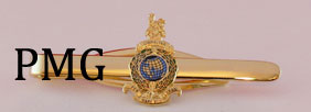 Royal Marines (RM) Globe & Laurel Tie Bar